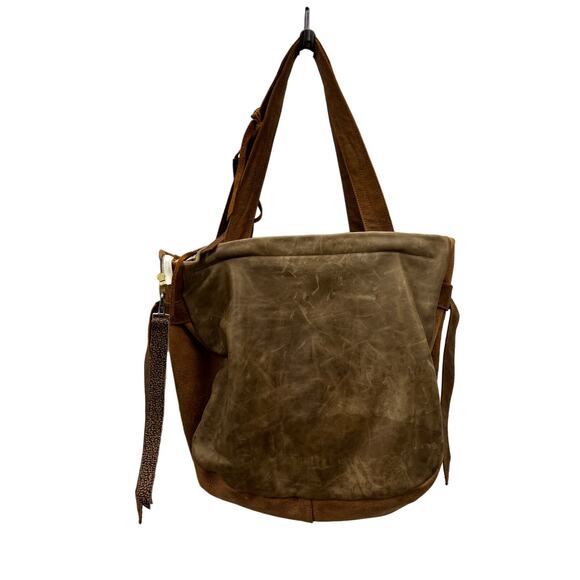 REBYC Boho Leather Tote Bag - Picture 2 of 9